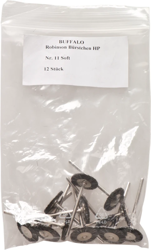 Abbott-Robinson-Bürsten  Packung  12 Stück Nr. 11, Soft