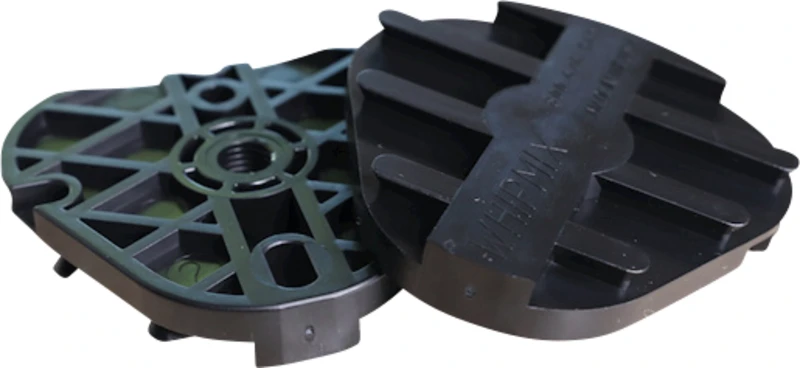 Gesichtsbogen  Packung  10 Montageplatten Plastik