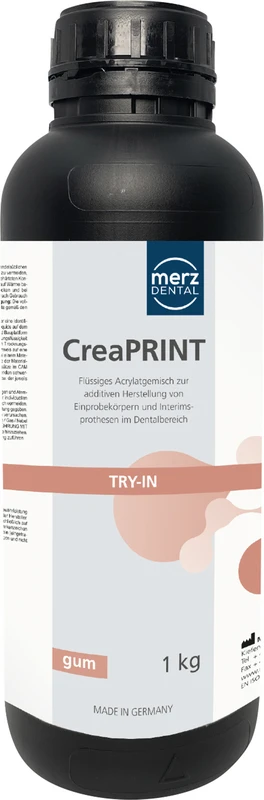 CreaPRINT Try-In   Flasche  1 Liter gum
