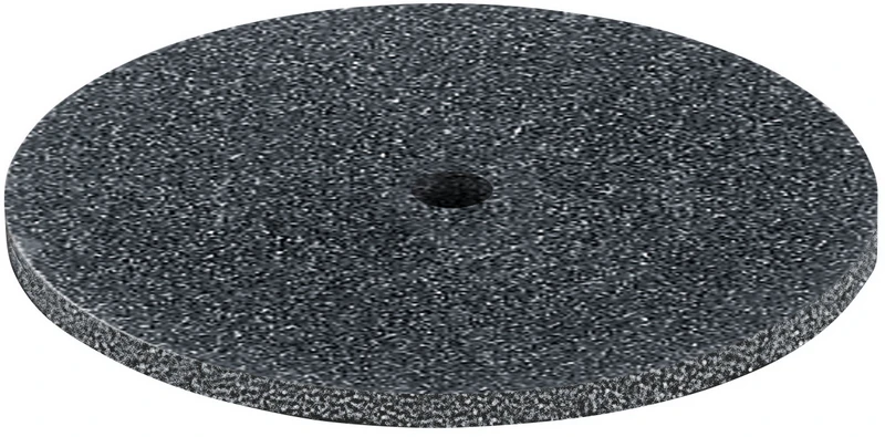 EVEFLEX  Packung  100 Stück unmontiert, schwarz grob, Figur Scheibe, 22 x 1 mm