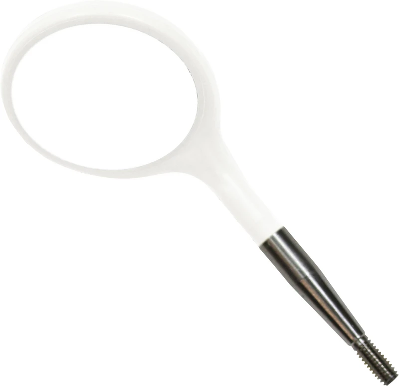 Crystal HD Mundspiegelansätze  Packung  12 Stück Größe 4, Ø 22 mm, weiß