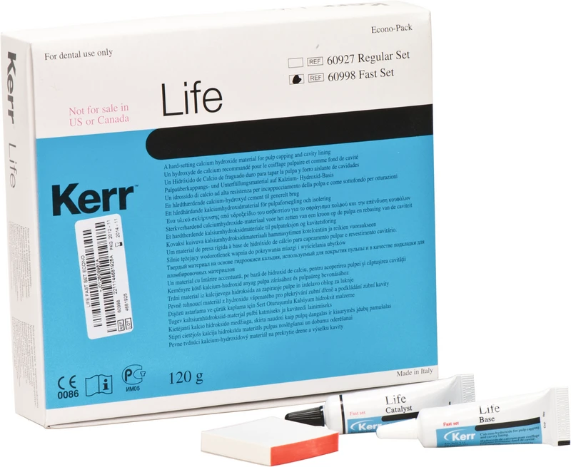 Life  Packung  5 x 12 g Basis- und Katalysatorpaste fast, 1 Anmischblock