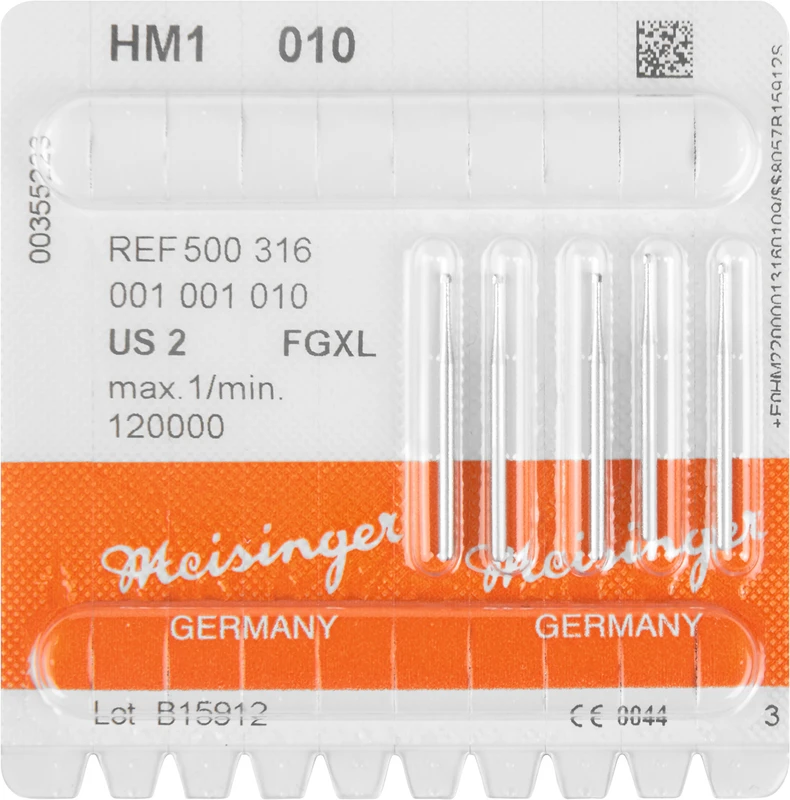 HM-Bohrer 1  Packung  5 Stück FGXL, Figur 001, ISO 010