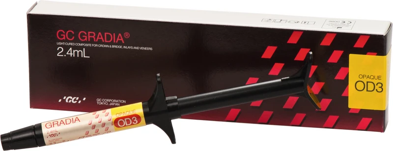 GC GRADIA®  Spritze  2,4 ml Paste opaker OD 3