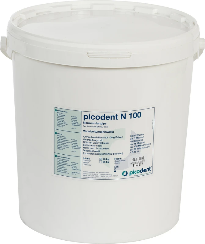 picodent® N 100  Sack  18 kg brilliant-weiß