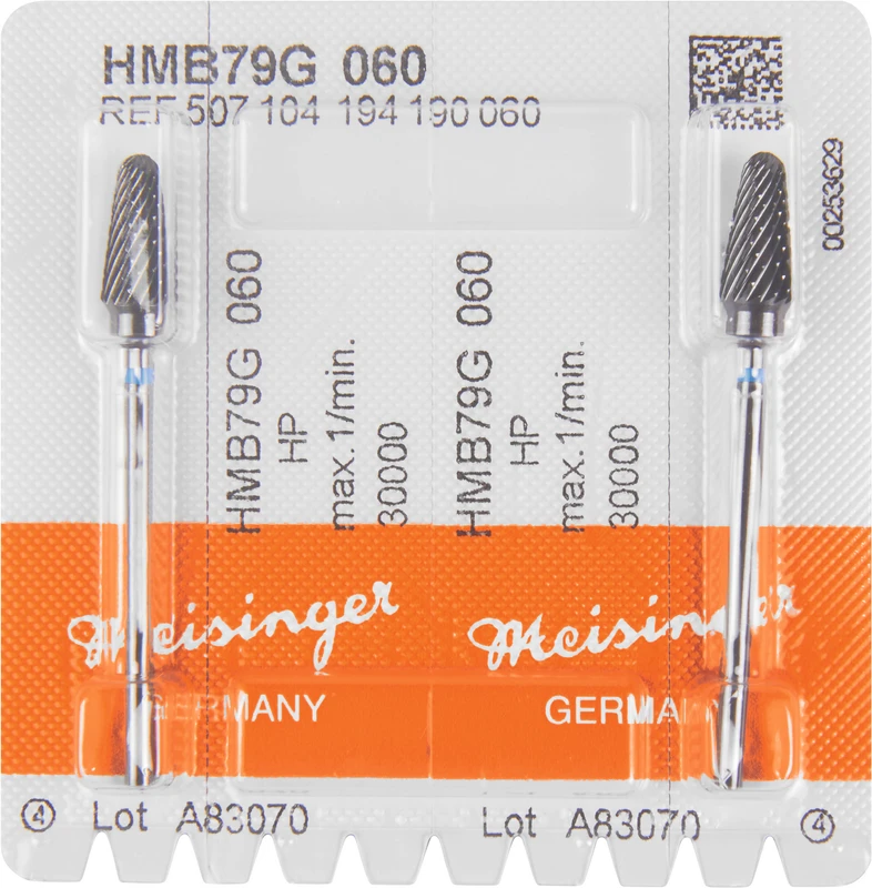 Black Cobra HM 79  Packung  2 Stück kreuzverzahnt, blau Standard, HP, Figur 194, 12,7 mm, ISO 060