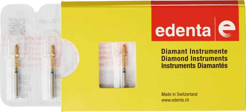 DIACUT V879  Packung  5 Stück blau Standard, FG, Figur 290 Torpedo zylindrisch, 10 mm, ISO 014