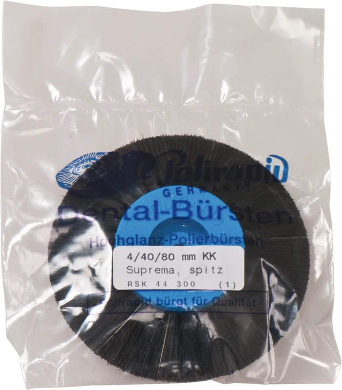 Suprema Rundbürsten  Stück  mit Kunststoffkern, 4-reihig, spitz, Kern: 40 mm, Außen: 80 mm