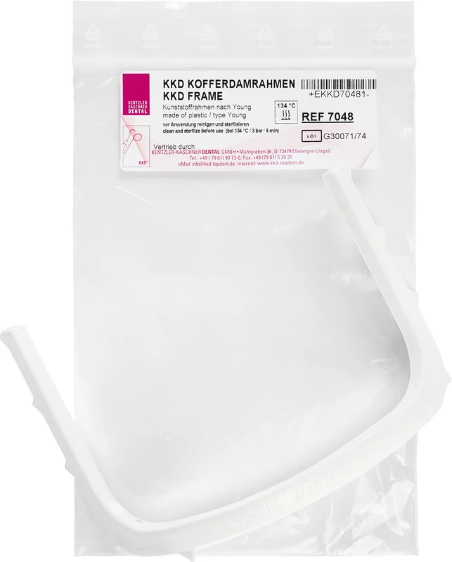 KKD® Kofferdam Rahmen nach Young, Kunststoff  Stück  Erwachsenengröße