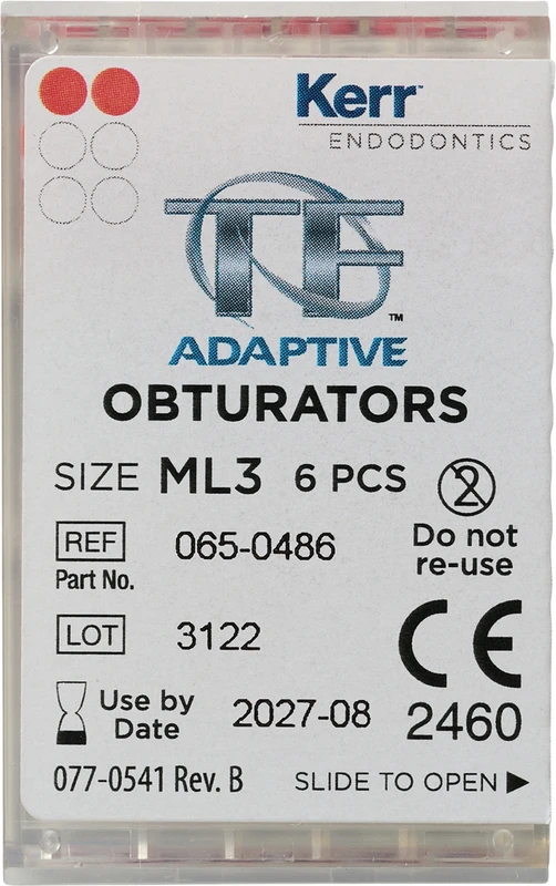 TF Adaptive Obturatoren  Packung  6 Stück rot, M\L