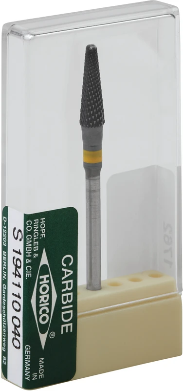 HM-Fräser 194  Stück  schwarz besch., Kreuzverzahnung, gelb extra-fein, HP, Figur S194, 13 mm, ISO 040