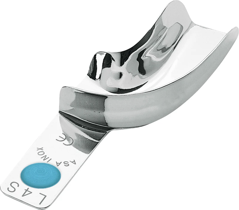 Abdrucklöffel   Stück  OK, rechts, UK links, türkis