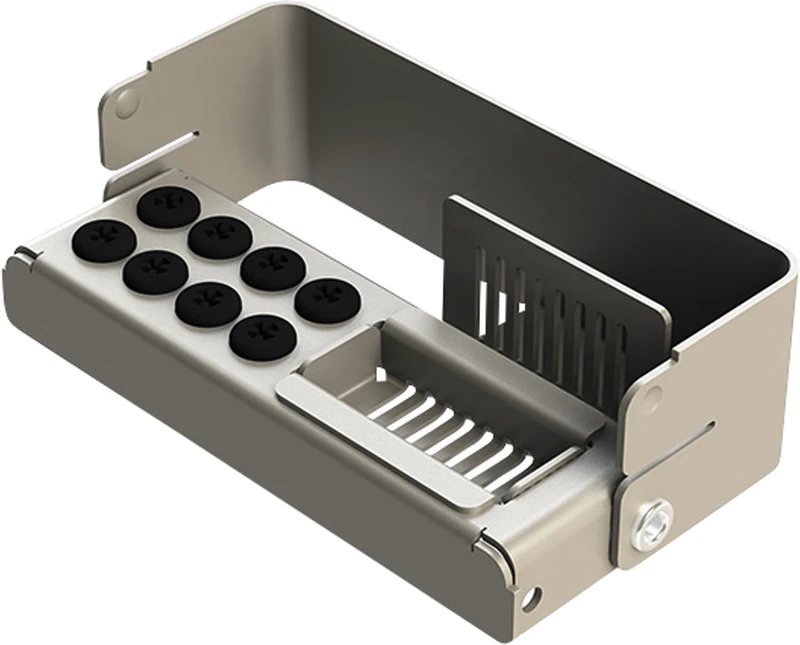 PLUG IN PLUS  Stück  für 8 Instrumente, schwarz, 8,4 x 2,7 x 3,2 cm