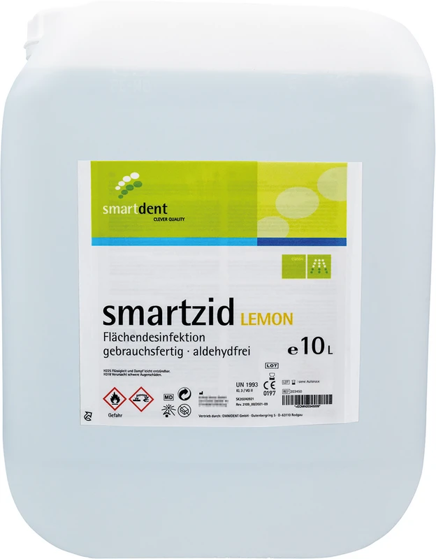 smartzid Flächendesinfektion  Kanister  10 Liter Lemon