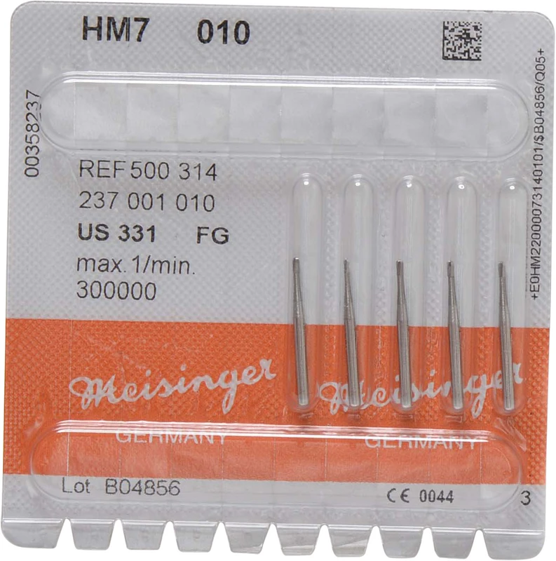 HM-Bohrer 7  Packung  5 Stück FG, Figur 237, 2 mm, ISO 010