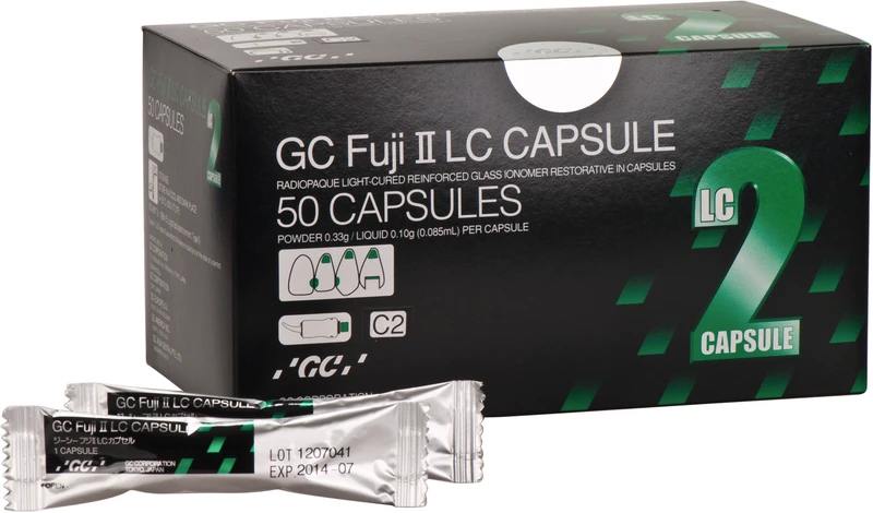 GC Fuji® II LC Capsule Improved  Packung  50 Kapseln C2