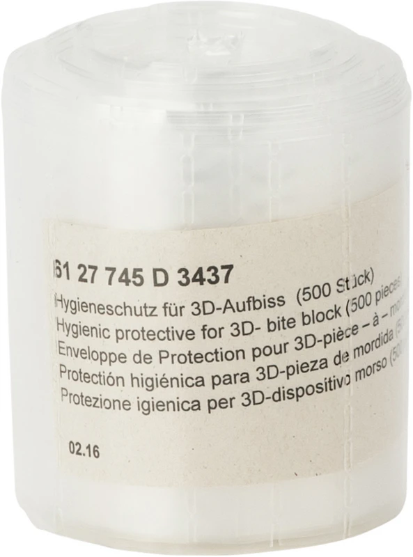 Hygieneschutzhüllen  Packung  500 Stück für 3D-Aufbiss