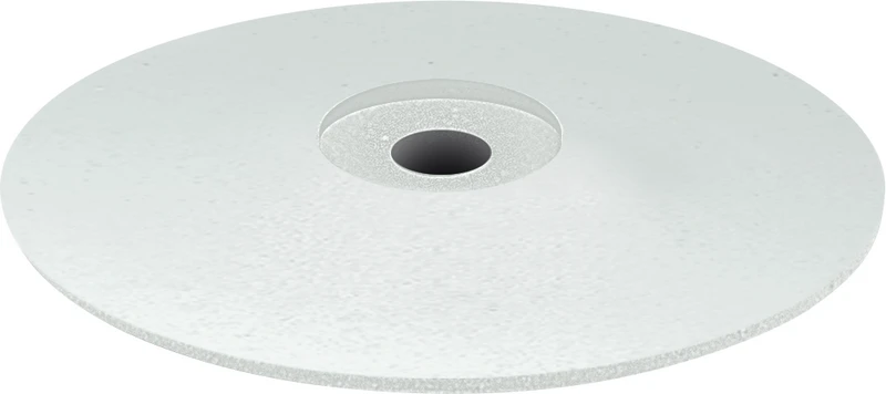 EVE UNIVERSAL  Packung  100 Stück unmontiert, weiß grob, Figur Linse, 18 x 3,5 mm