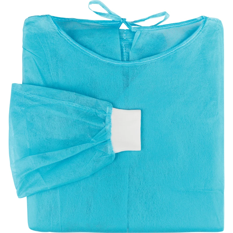 OP-Kittel Standard   Packung  50 Stück hellblau, unsteril, 110 cm