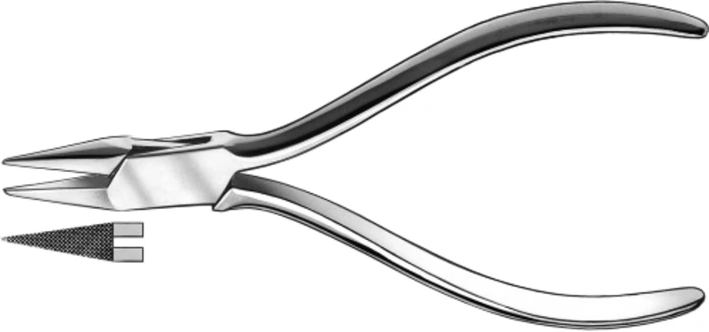 Duroline Flachzange  Stück  1324, gerieft