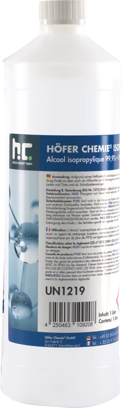 Isopropanol 99,9%  Flasche  1 Liter