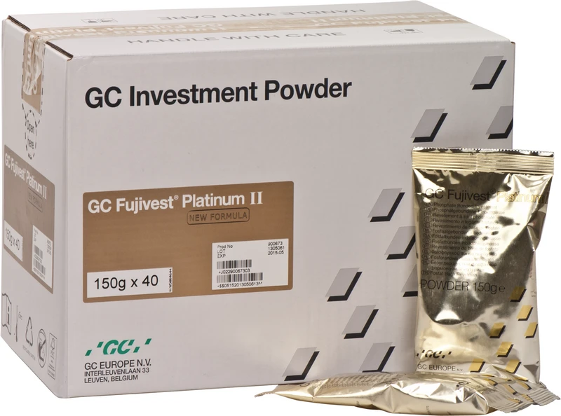 GC Fujivest® Platinum II  Karton  40 x 150 g Beutel