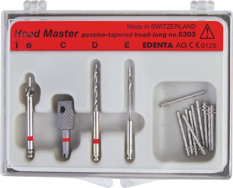 HeadMaster konisch, passiv  Sortiment  Gr. 1, lang