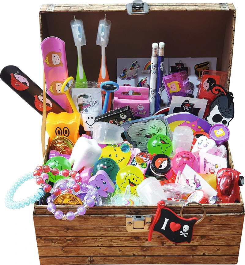 Schatzkiste  Packung  1 Schatzkiste, 200 Spielzeuge