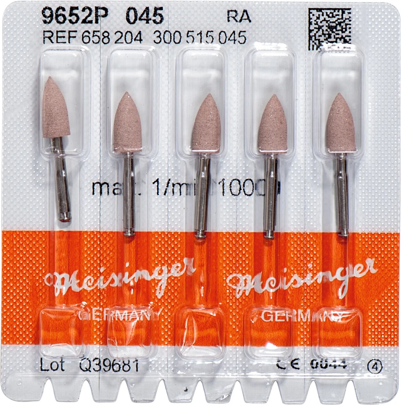 Porzellanpolierer 9652  Packung  5 Stück rosa, RA, Figur 300, 12 mm, ISO 045