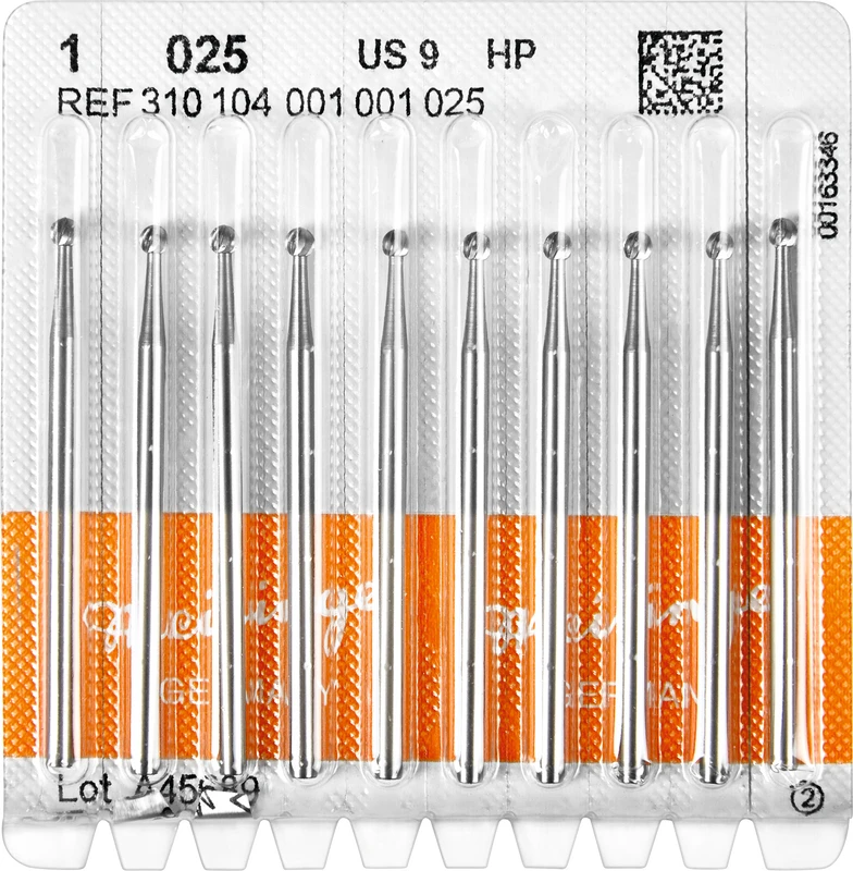 Stahlbohrer 1  Packung  10 Stück HP, Figur 001, ISO 025