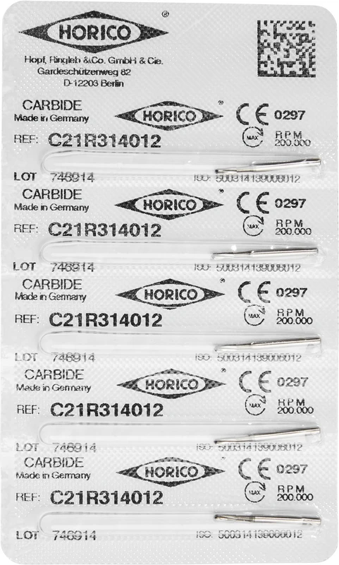 HM-Bohrer C21R  Packung  5 Stück FG, Figur 139 rund, ISO 012