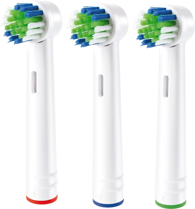 Omni Indikator Aufsteckzahnbürsten  Packung  3 Stück medium
