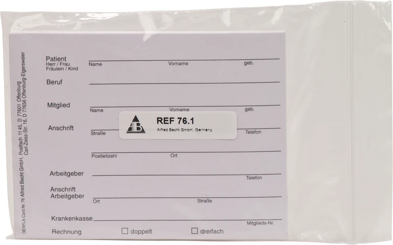 Adressenfeld   Stück  25 Blatt weiß