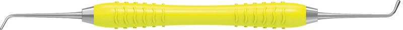 Füllungsinstrument ASH Colori Silikon LS   Stück  mit Silikongriff, gelb