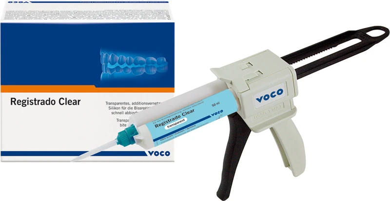 Registrado Clear  Packung  50 ml Doppelkartusche, Mischkanülen Typ 16