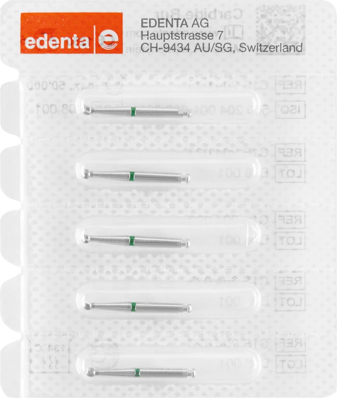HM-Bohrer C1S  Packung  5 Stück grün, RA, Figur 001, ISO 023