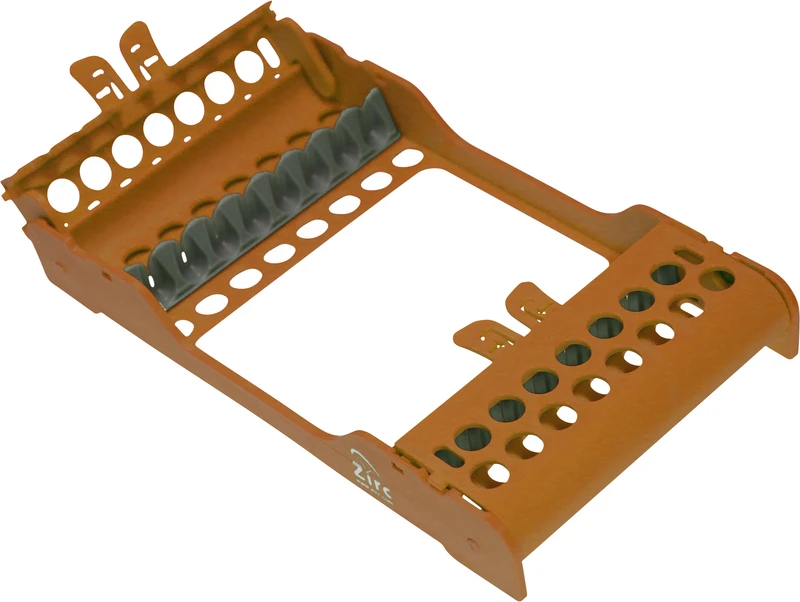 E-Z Jett Kassetten  Stück  20,2 x 13,9 x 3 cm, für 8 Instrumente kupfer