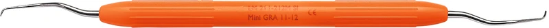 LM DuraGradeMAX Mini Gracey  Stück  Figur 11\12, mesial, Präm.\Molaren, orange, LM-ErgoNorm Griff