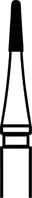 HM-Finierer TC246  Packung  5 Stück rot, 12 Schneiden, FG, Figur 195 Konus rund, 3,2 mm, ISO 007