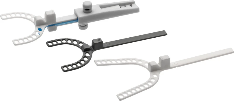 GEORGE GAUGE Bissregistrierung  Set  3 Stück ( 2 x 5 mm, 1 x 2mm)