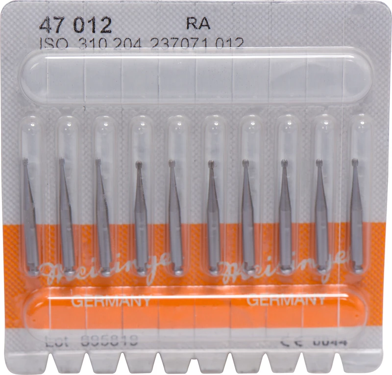 Stahlfinierer 47  Packung  10 Stück RA, Figur 237 Birne, 1,5 mm, ISO 012