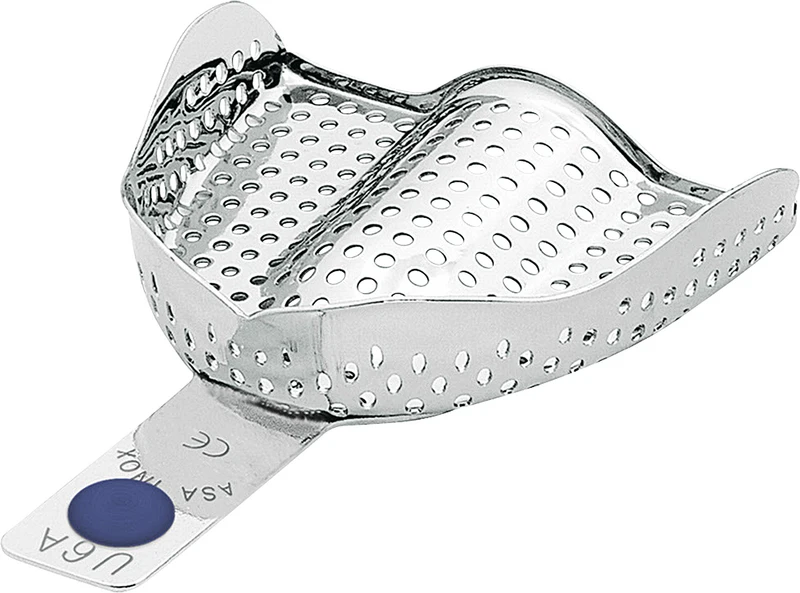 Abdrucklöffel   Stück  OK, XL, perforiert, blau