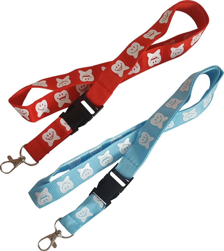 Schlüsselband Zahn  Packung  24 Stück