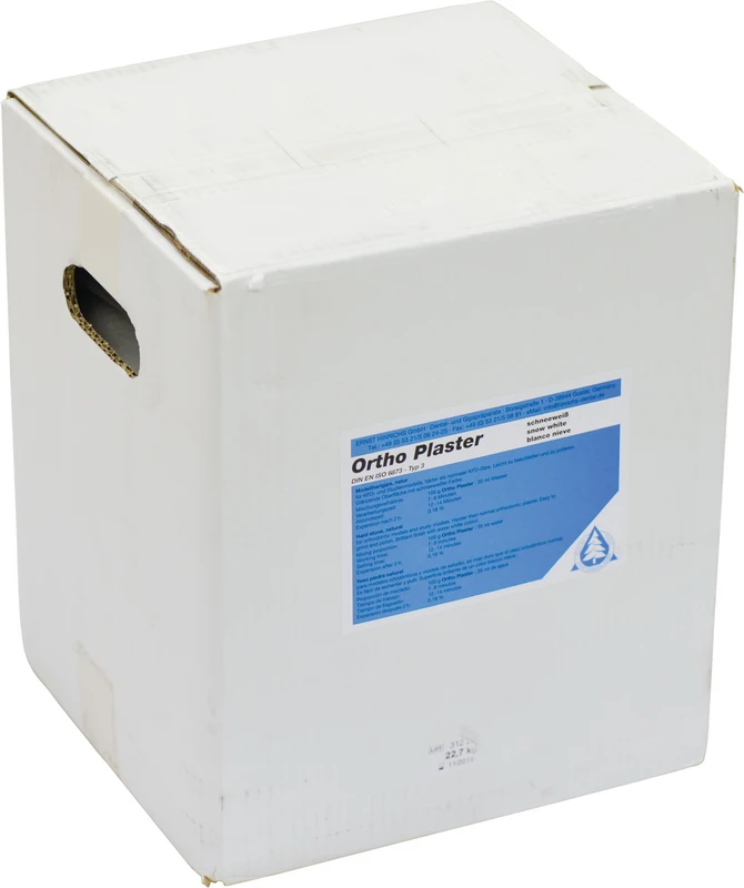 Ortho Plaster  Karton  22,7 kg schneeweiß