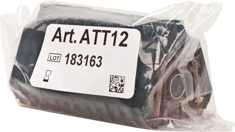 ACCU-TRAC  Packung  12 Acrylglasrahmen braun, mit Verriegelungsarmen