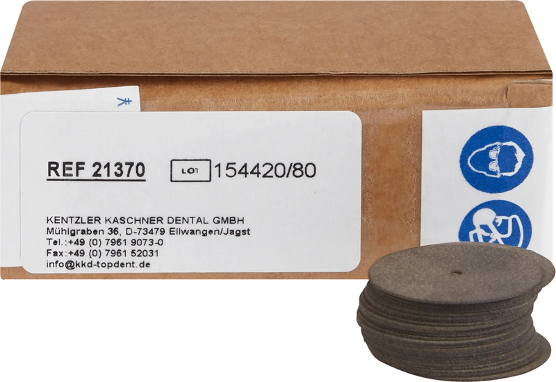 TOPDENT extradünne Trennscheiben  Packung  25 Stück Ø 22 mm x 0,38 mm