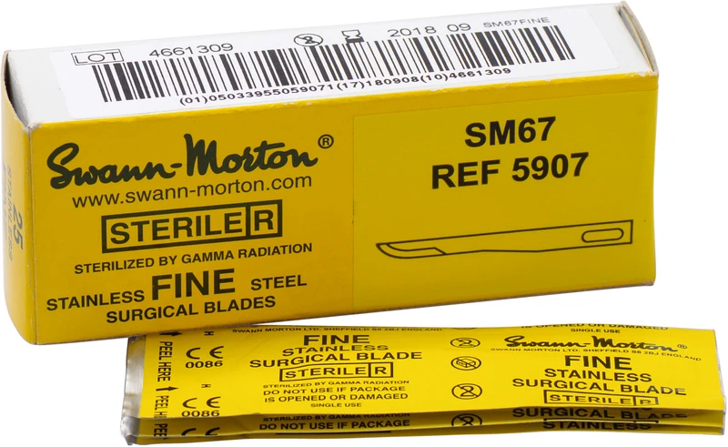 Swann-Morton® Skalpellklingen   Packung  25 Stück Nr. 67