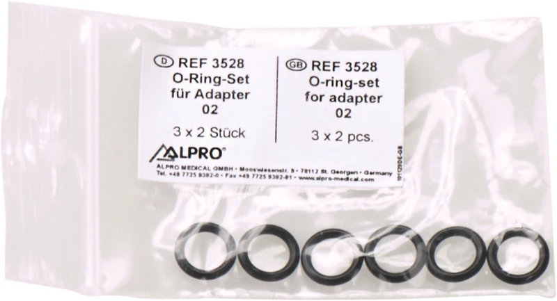 O-Ring  Set  3 x 2 Stück für Adapter 02