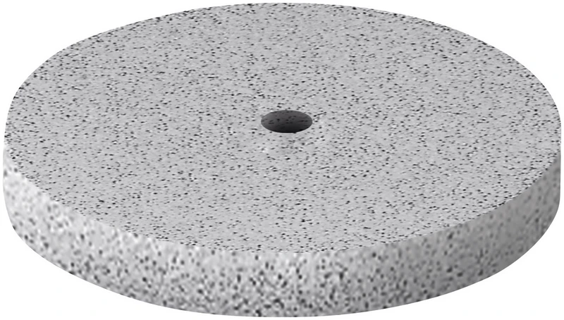 EVE ECOCERAM  Packung  100 Stück unmontiert, hellgrau grob, Figur Rad, 22 x 3 mm