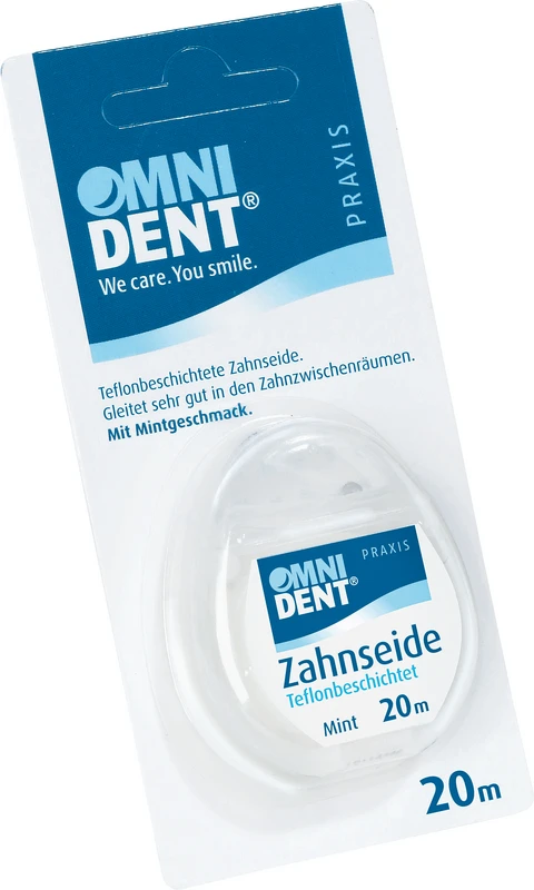 Zahnseide  Spenderbox  20 m teflonbeschichtet